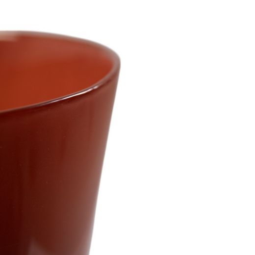 Display Conny Cache-Pot couleur gr/moutarde/corail h12,5 d13,5 