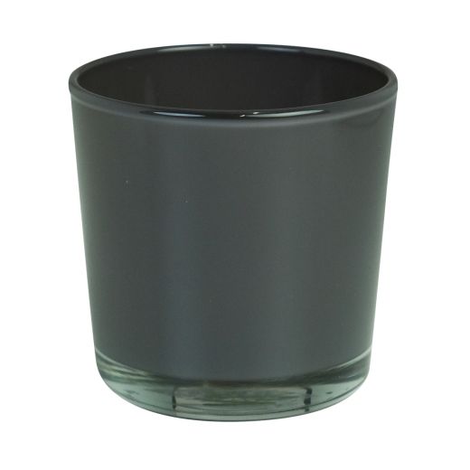 Conner Regular Planter Glass warm grey h19 d19 