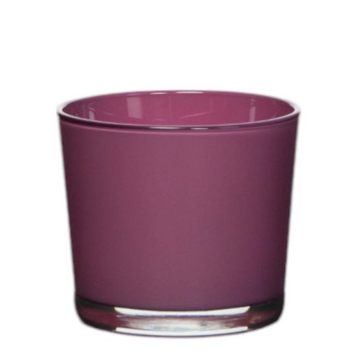 Conner Planter Glass regular grape wine purple h9 d10 