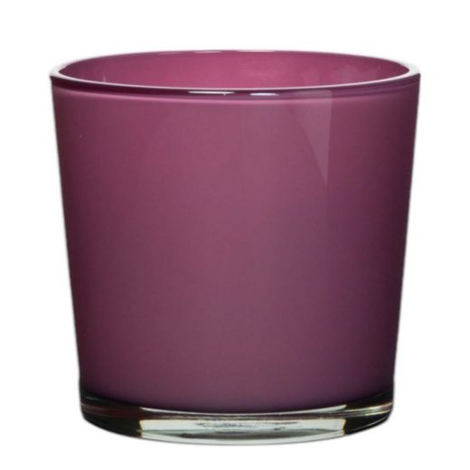 Conner Planter Glass regular grape wine purple h16 d17 