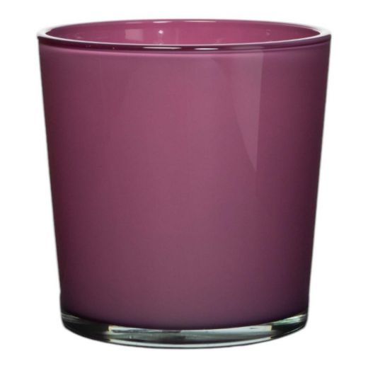 Conner Planter Glass regular grape wine purple h19 d19 