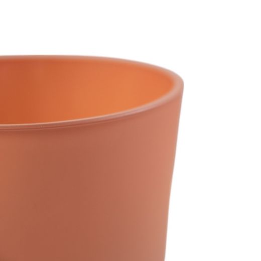 Conner Planter Glass matt carnelian red h11 d11,5 