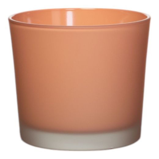 Conner Planter Glass matt carnelian red h12,5 d14,5 