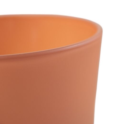Conner Planter Glass matt carnelian red h12,5 d14,5 