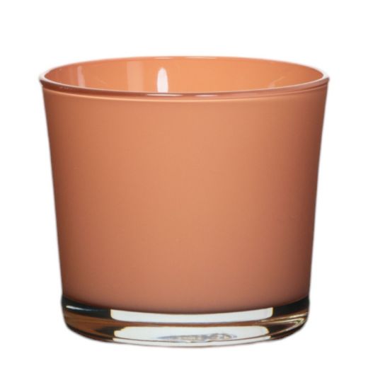 Conner Planter Glass regular carnelian red h12,5 d14,5 
