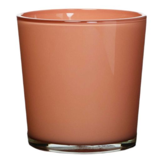 Conner Planter Glass regular carnelian red h19 d19 