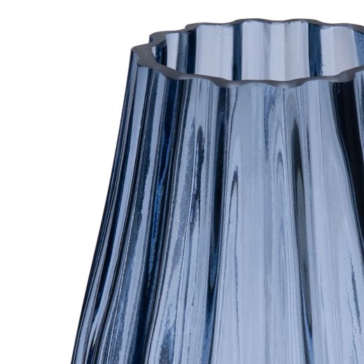 Silvio Vase blau h20 d11,5 