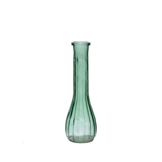Hannah Vase bouteille vert h22 d7 