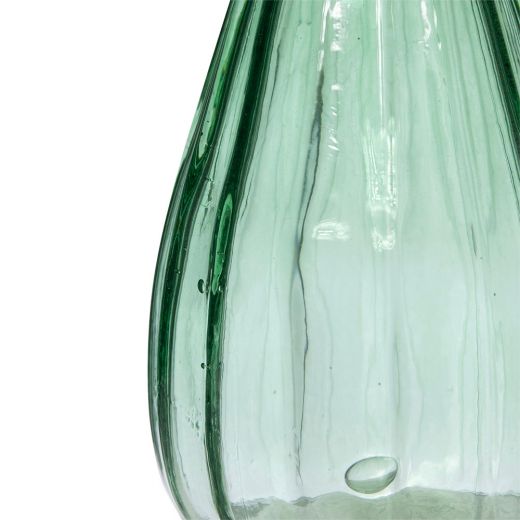 Hannah Vase bouteille vert h22 d7 