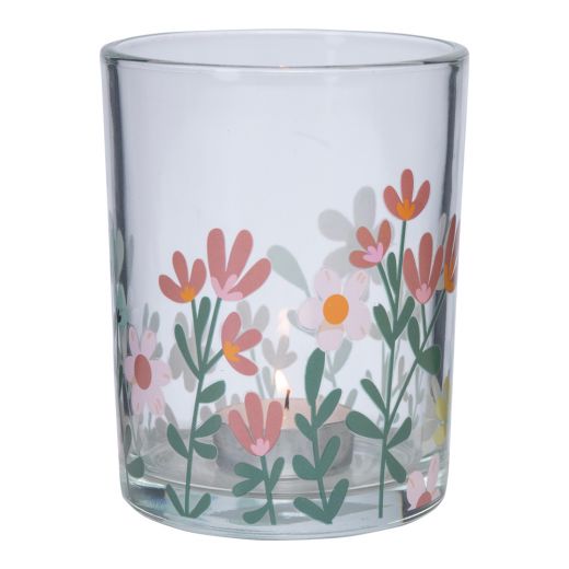 Fien Flowers Tealightholder h12,5 d10 