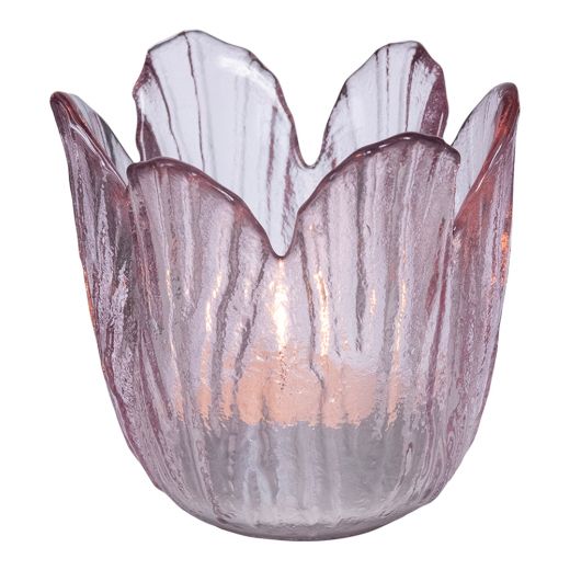 Lydia Photophore rose h7,5 d7,8 