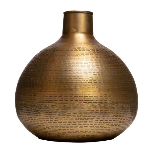 Metal Vase Emelie Gold H25,4 D24,75