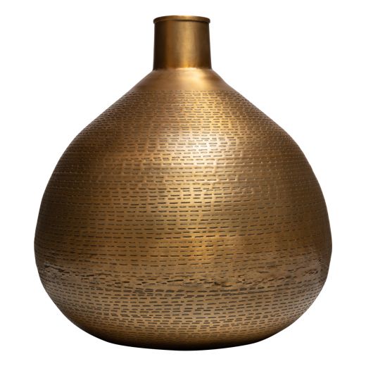 Metal Vase Emelie Gold H30 D27