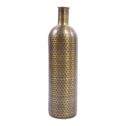 Metal Bottle Vase Lola Brass H40,5 D12