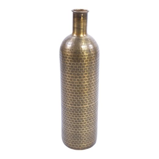 Metal Bottle Vase Lola Brass H40,5 D12