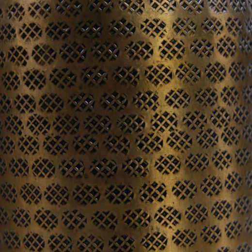 Metal Bottle Vase Lola Brass H40,5 D12