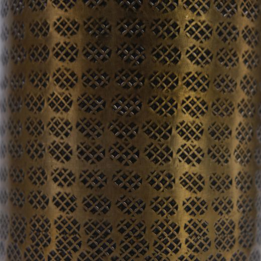 Metal Bottle Vase Lola Brass H46 D13