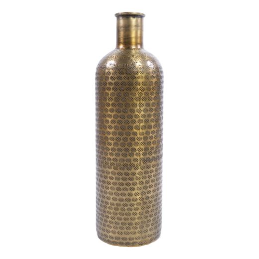 Metal Bottle Vase Lola Brass H53 D14,5