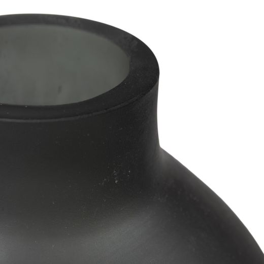 Vaas Nerida uitgesneden grijs h33,5 d21,5cm