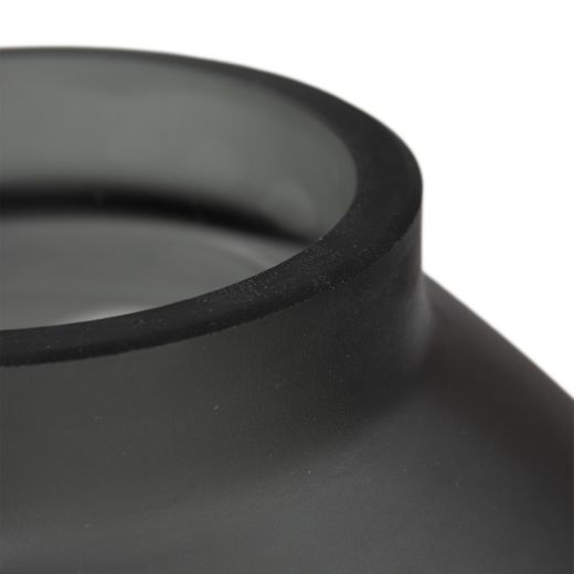 Vaas Nerida uitgesneden grijs h25 d27,5cm