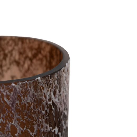 Vaas Levante mondgeblazen oranje h36 d18,5cm