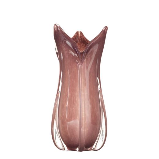 Vaas Delorea mondgeblazen paars h28 d14cm