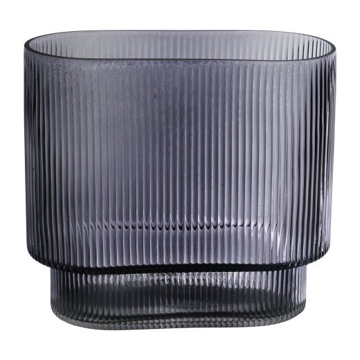 Solid Vase grey h20 d18x10 (cc)