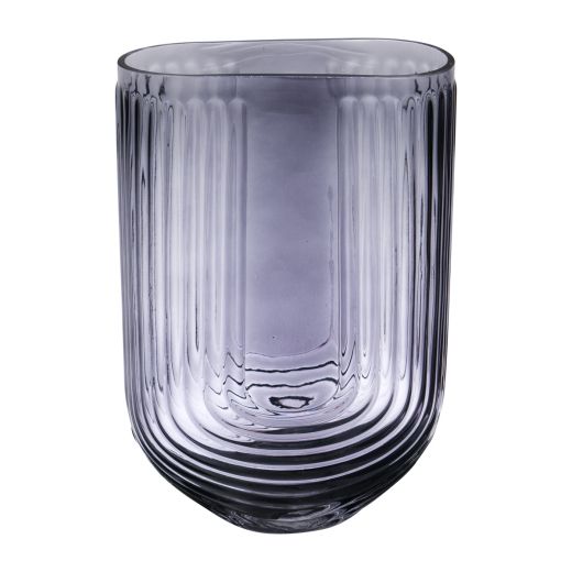 Solid Vase grey h24 d16x8 (cc)