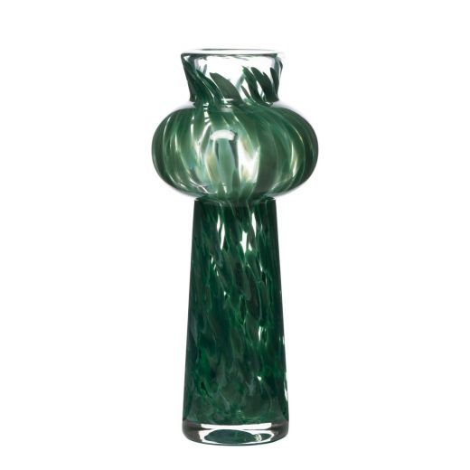 Vero Vase green spots h29 d12,6 cm