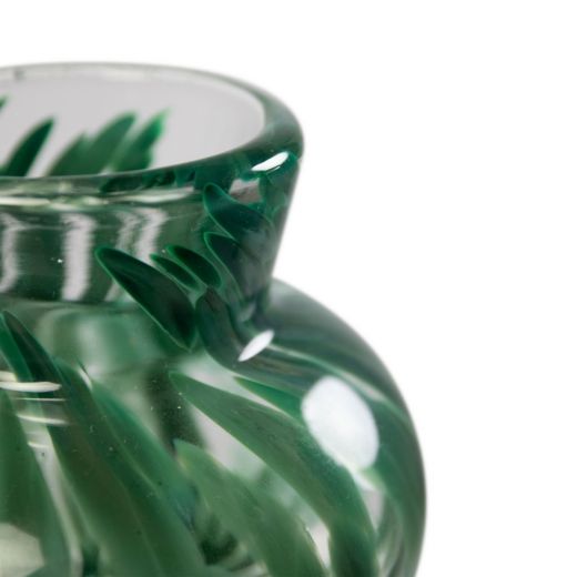 Vero Vase green spots h29 d12,6 cm