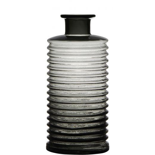 Line Vase bouteille gris h31 d14,5 