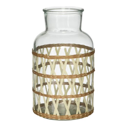 Rattan Vase bouteille maeve h25,5 d15 