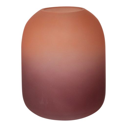 Gigi Vase schatten rosa/rot h17 d13,5 (cc)