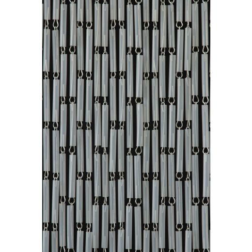 Verspringend muggengordijn, transparant, 90x210 cm