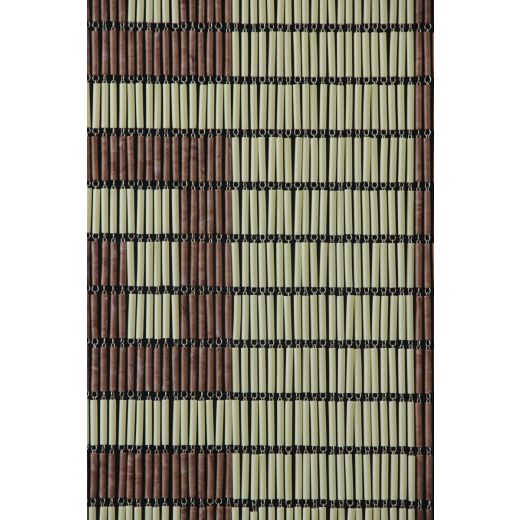 Vliegengordijn Grieks figuur crème - bruinvlam 100x232 cm