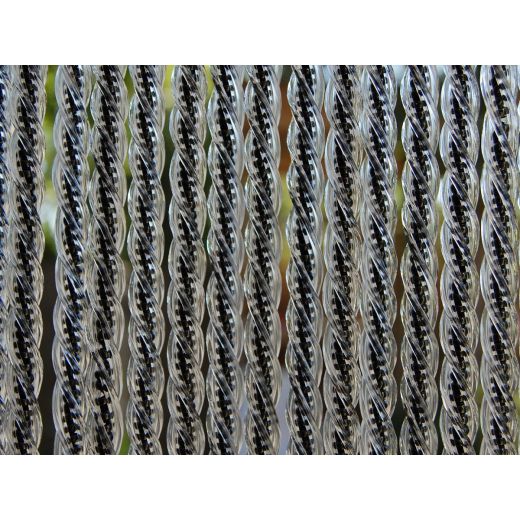 Vliegengordijn Bari zwart 90x210 cm