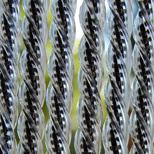 Vliegengordijn Bari zwart 90x210 cm