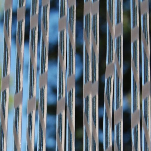 Vliegengordijn Calvi transparant – wit 90x210 cm