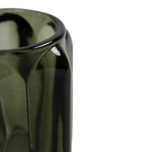 Tealightholder Vive heavy green h9,5 d7,5