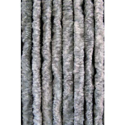 Vliegengordijn Kattenstaart Wit - grijs gemêleerd 100x230 cm