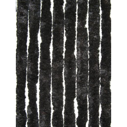 Vliegengordijn Kattenstaart Zwart 100x230 cm