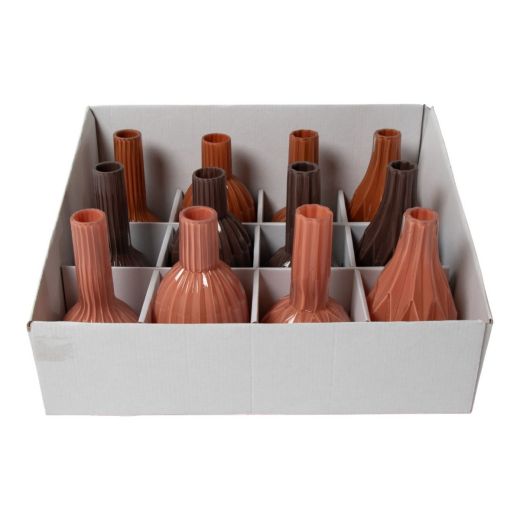 Mini Vase Display 4 assorti 3 color (12pcs)