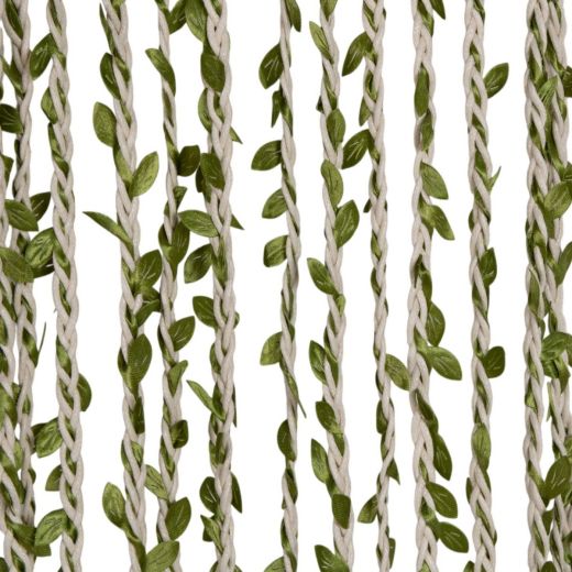 Leaves mosquito curtain green 93 x 220 cm