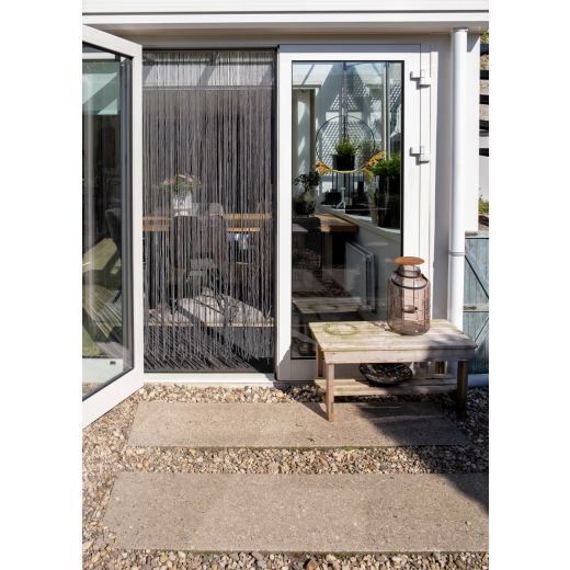 Tortuga Rideau anti-mouches gris foncé 90x200cm 