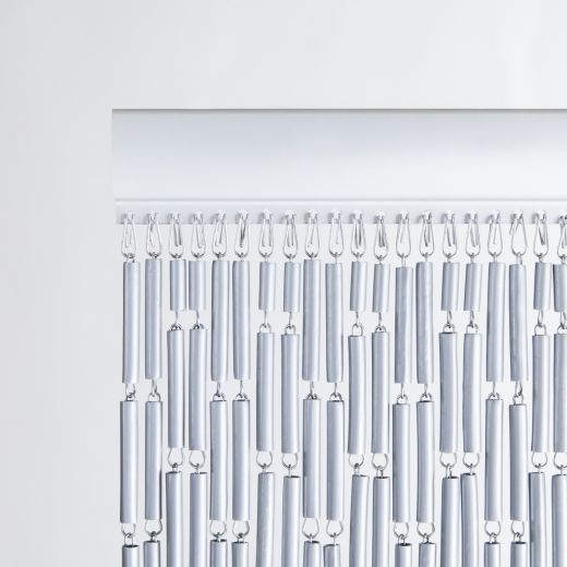 Havana Rideau anti-mouches gris argent 100x230cm 