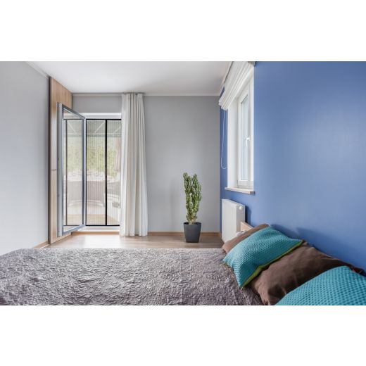 Magnetic Mesh Mosquito Curtain black 100x230cm 