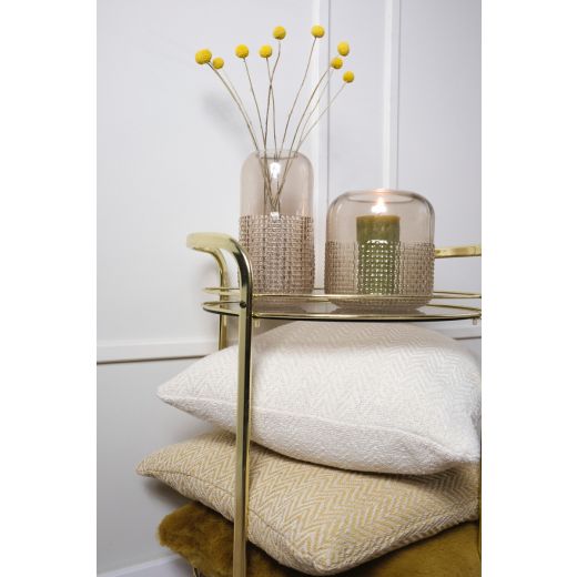 Elaine Structured Bottom Vase amber h25 d12,5 