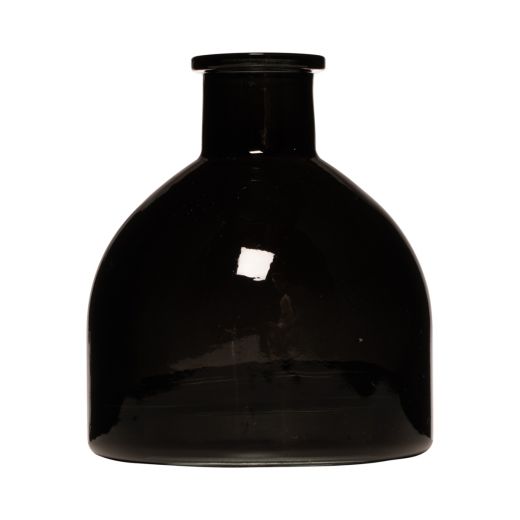 Visby Bottle Vase grey h9 d8 