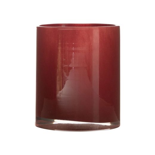 Cylindre Fjord solid rose h14,5 d12cm