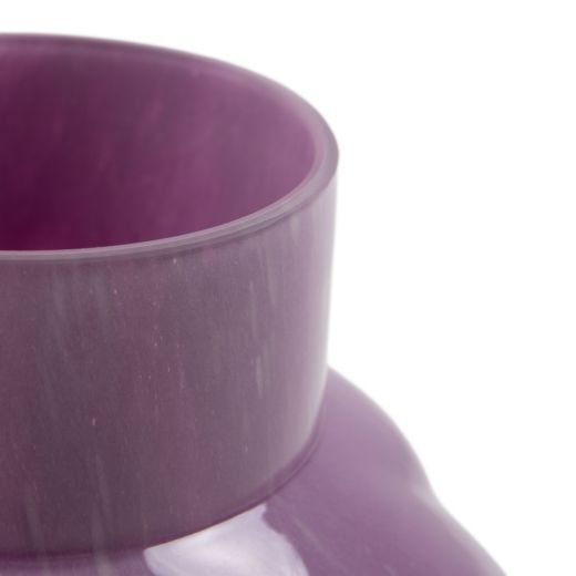 Vase Groove solid violet h24 d22,5cm